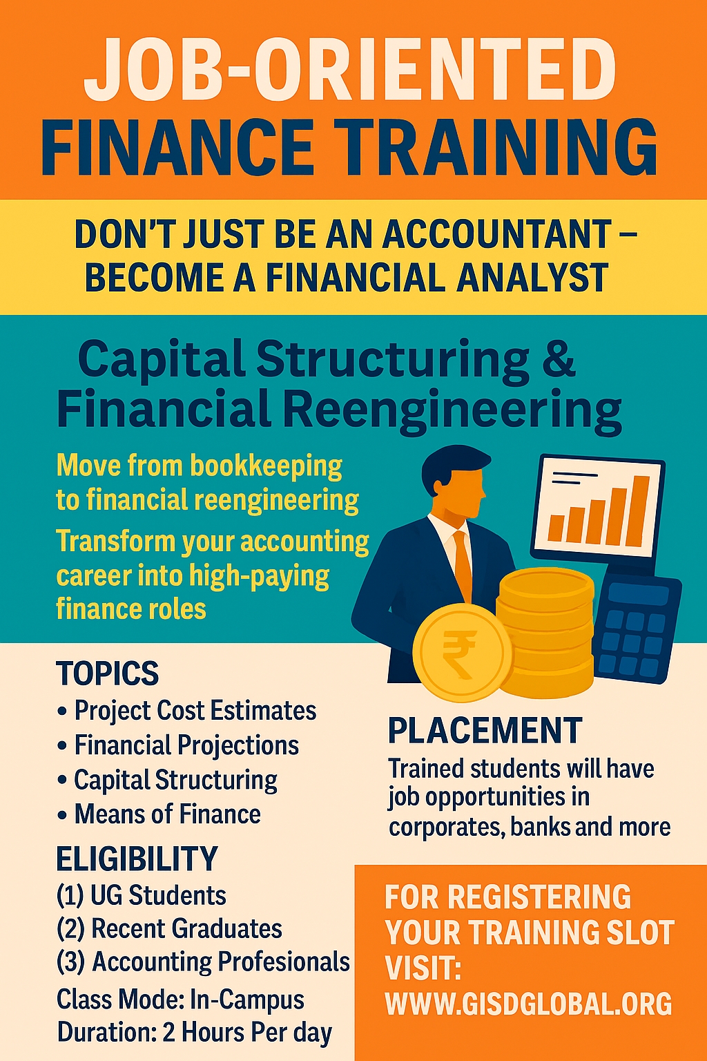 Job-Oriented Finance Training poster